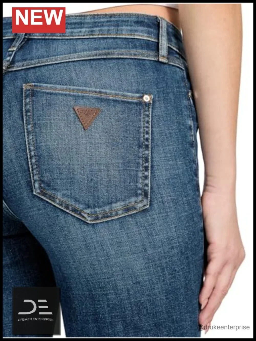 High Rise 1981 Skinny Jeans, Eco-friendly Cotton Blend, Zipper Closure,